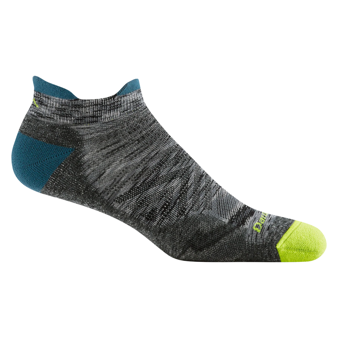 Darn Tough No Show Tab Sock Ultra-Lightweight with Cushion RUN 1039 Large-men-10-12-Comet