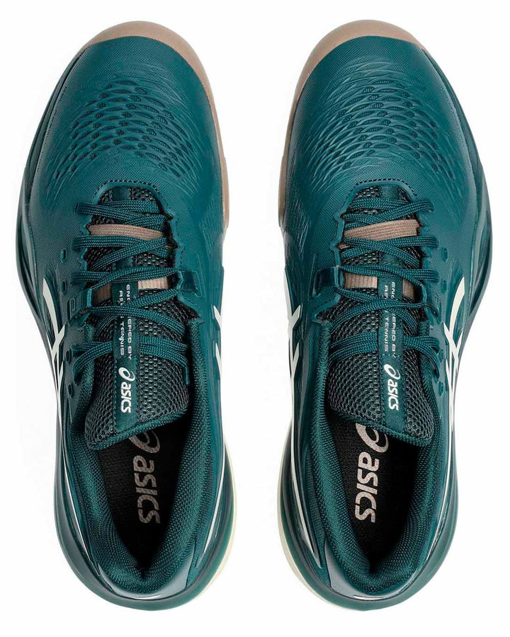 Asics Gel-Resolution X Saxon Green/Birch Men's tennis shoes