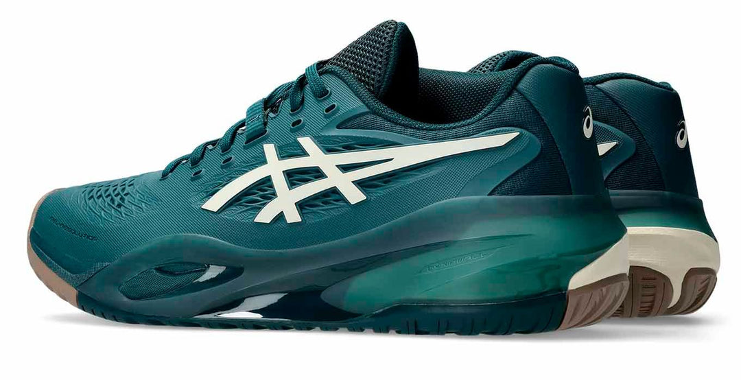 Asics Gel-Resolution X Saxon Green/Birch Men's tennis shoes
