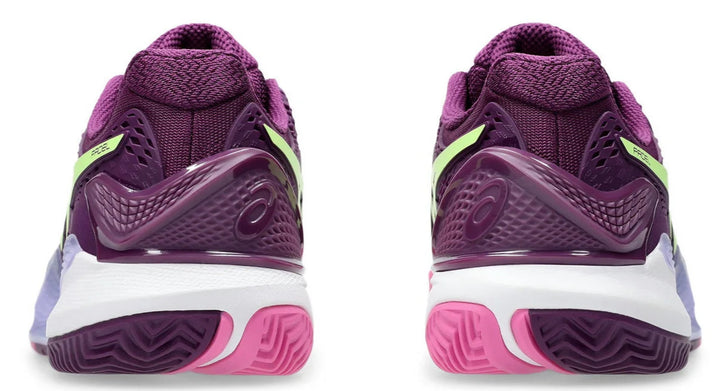 Chaussures de padel Asics Gel-Resolution 9 Mauve profond/Vert citron