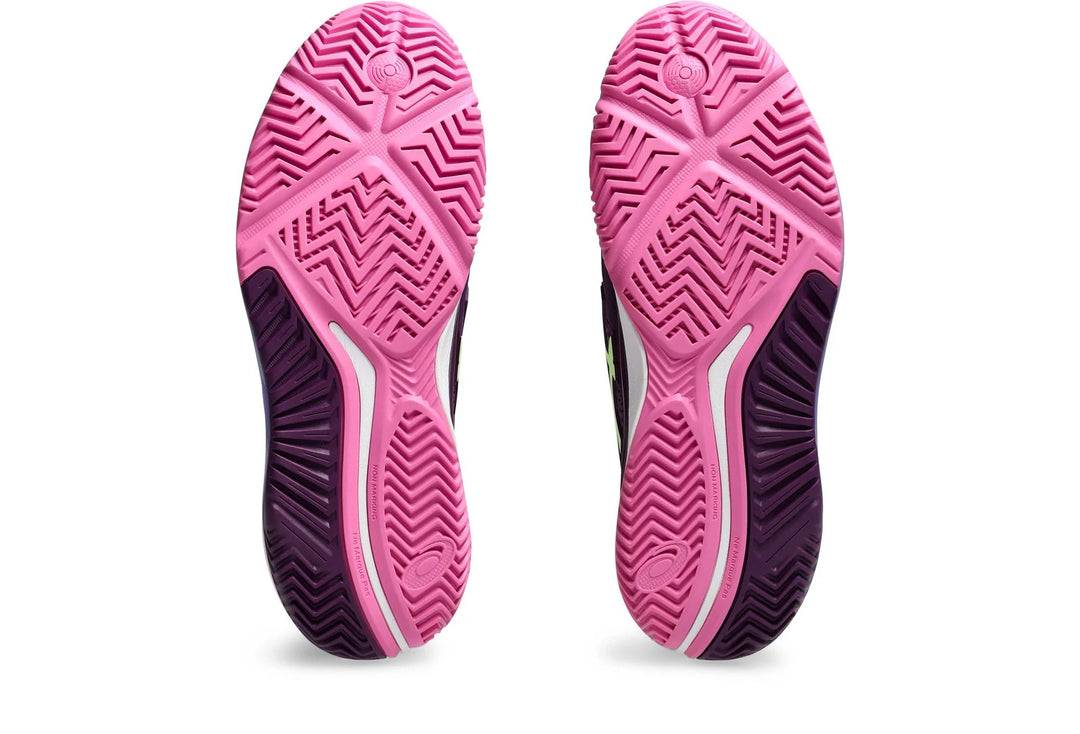 Chaussures de padel Asics Gel-Resolution 9 Mauve profond/Vert citron