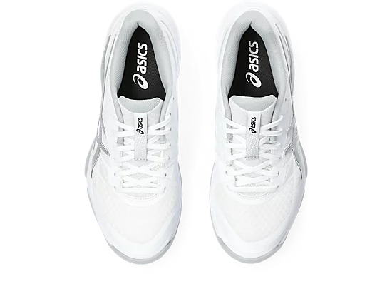 Asics Gel-Tactic 12 Blanc/Argent Chaussures de court
