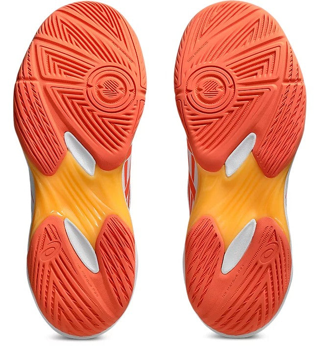 Chaussures Asics Gel-Rocket 12 Court pour femme Blanc/Coral