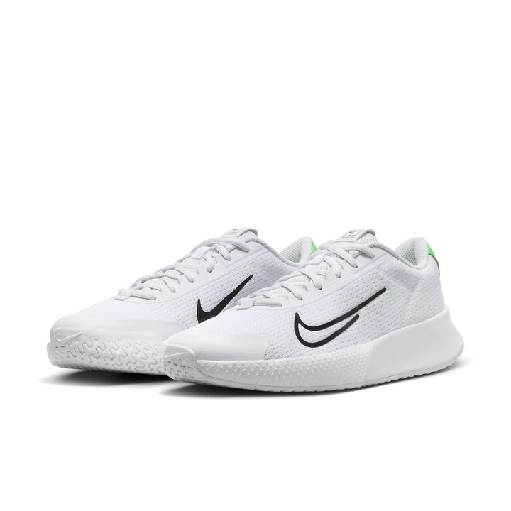 Nike Vapor Lite 2 HC Tennis Women's Shoes White/Black Poison Green