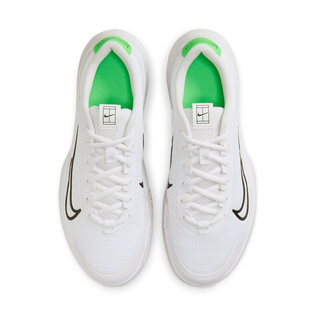 Nike Vapor Lite 2 HC Tennis Women's Shoes White/Black Poison Green