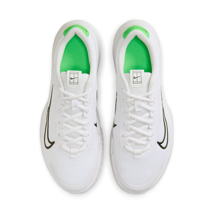 Nike Vapor Lite 2 HC Tennis Women's Shoes White/Black Poison Green