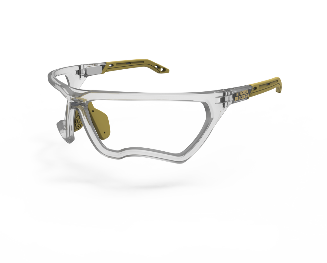 Kitchen Blockers Pickleball Eyeguards Protective Eyewear Lens less Glasses