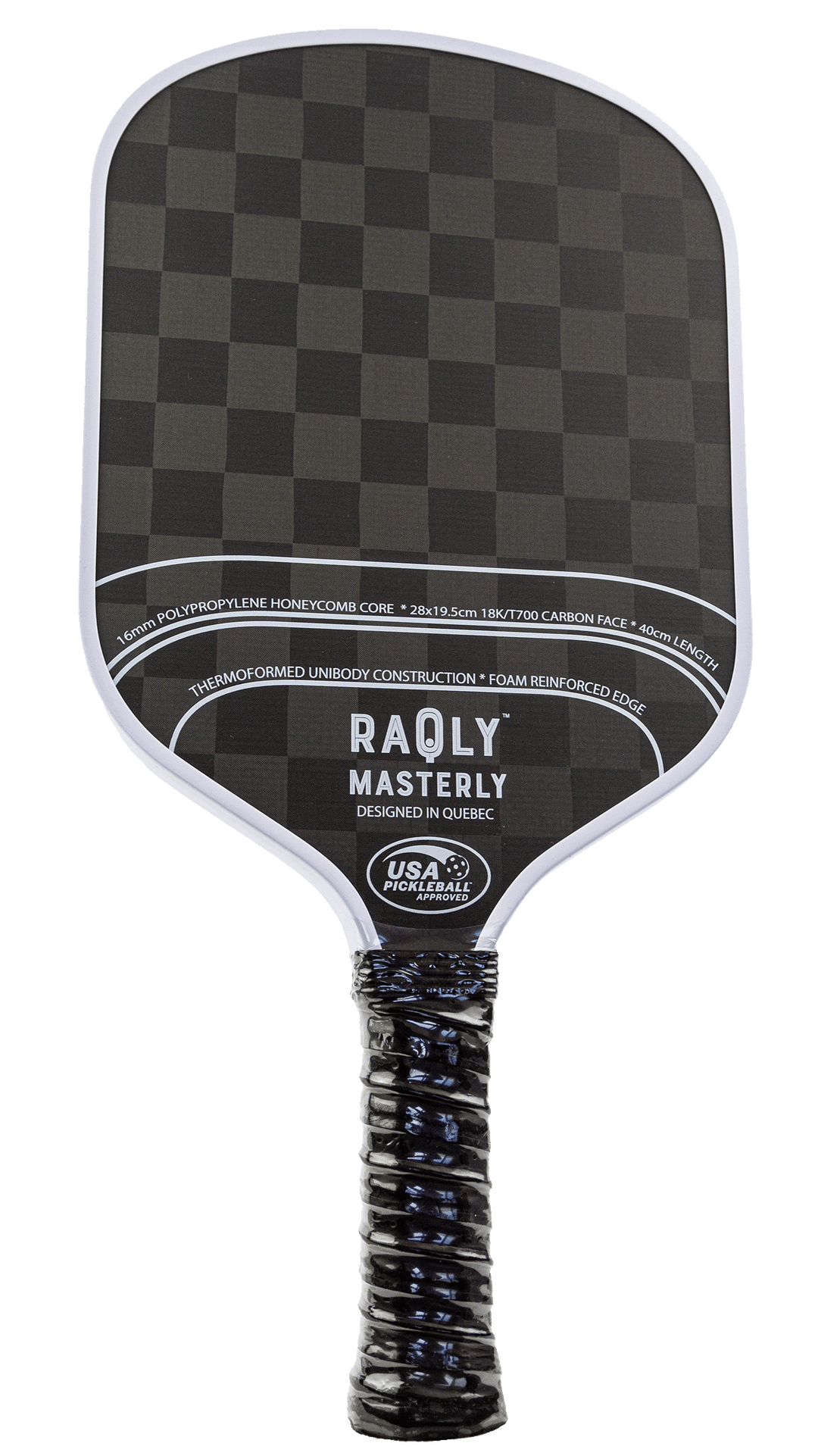 RAQLY Masterly 18K T700 Carbon Pickleball Paddle