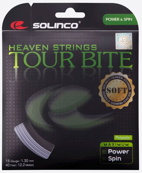 Solinco Tour Bite Soft 16Lg 125 Tennis 12M String Set