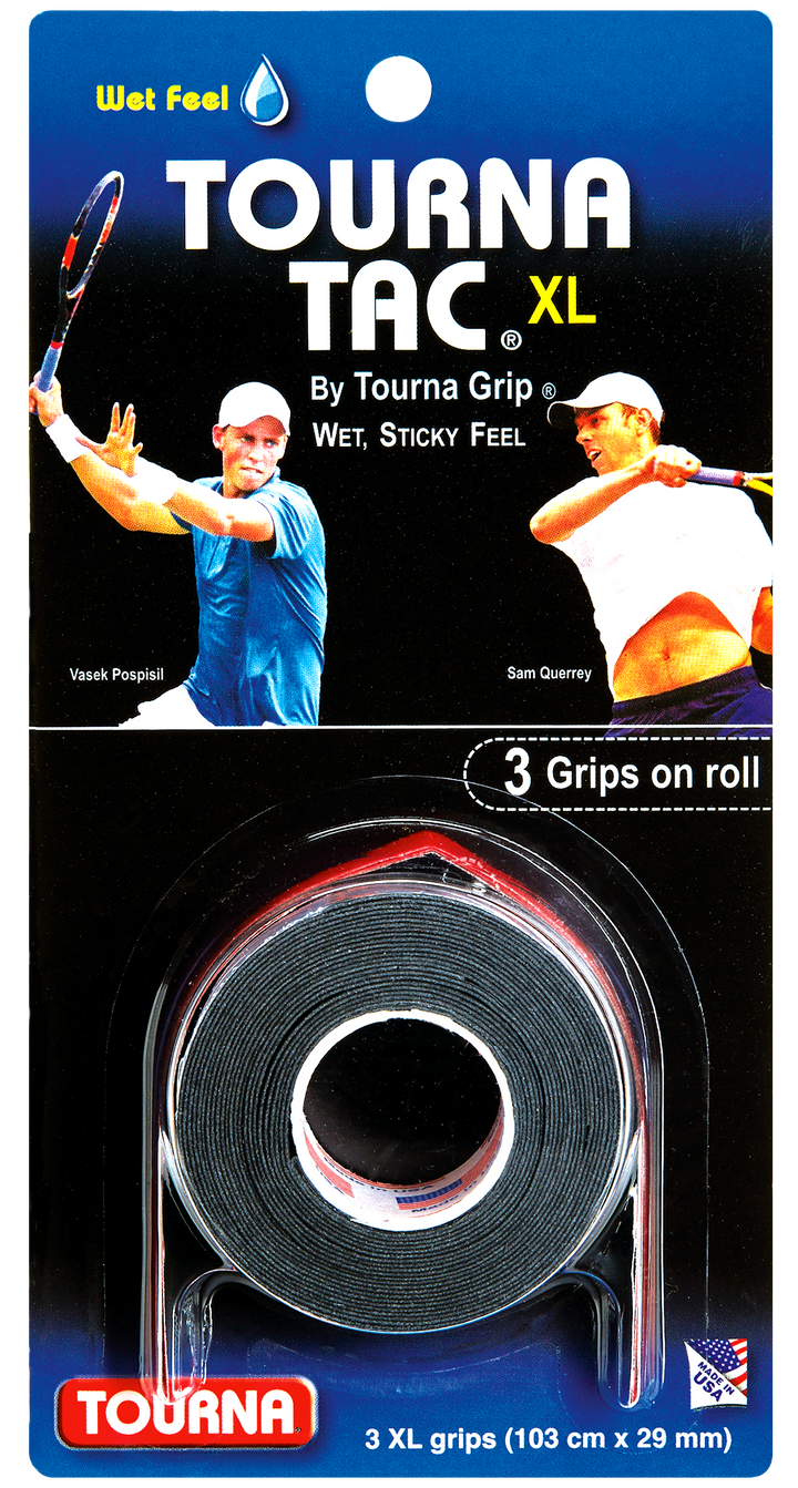 Tourna TAC Grip XL Wet Feel 3-pack
