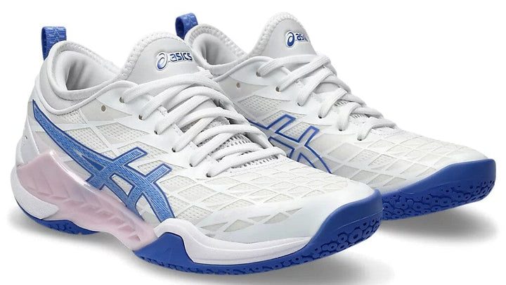 Asics Blast FF 3 Men's Court Shoe White/Sapphire Men's Court Shoes Asics