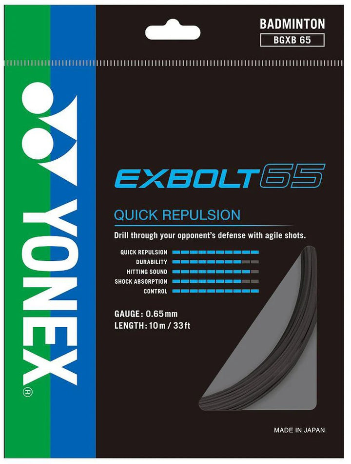 Yonex Exbolt 65 Badminton String 10m Set