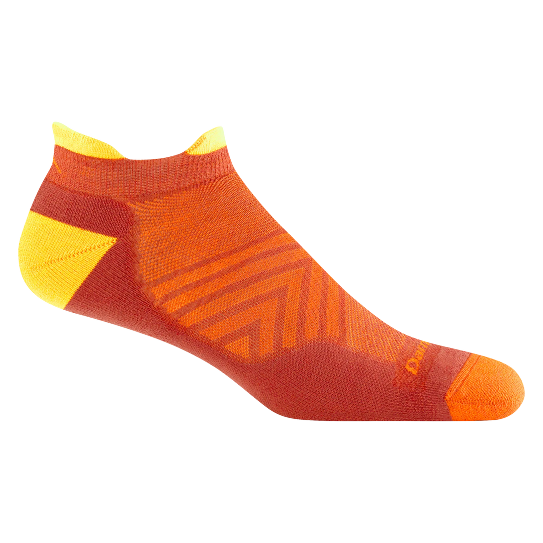 Darn Tough No Show Tab Sock Ultra-Lightweight with Cushion RUN 1039 Socks Darn Tough Medium (men 8-10) Lava