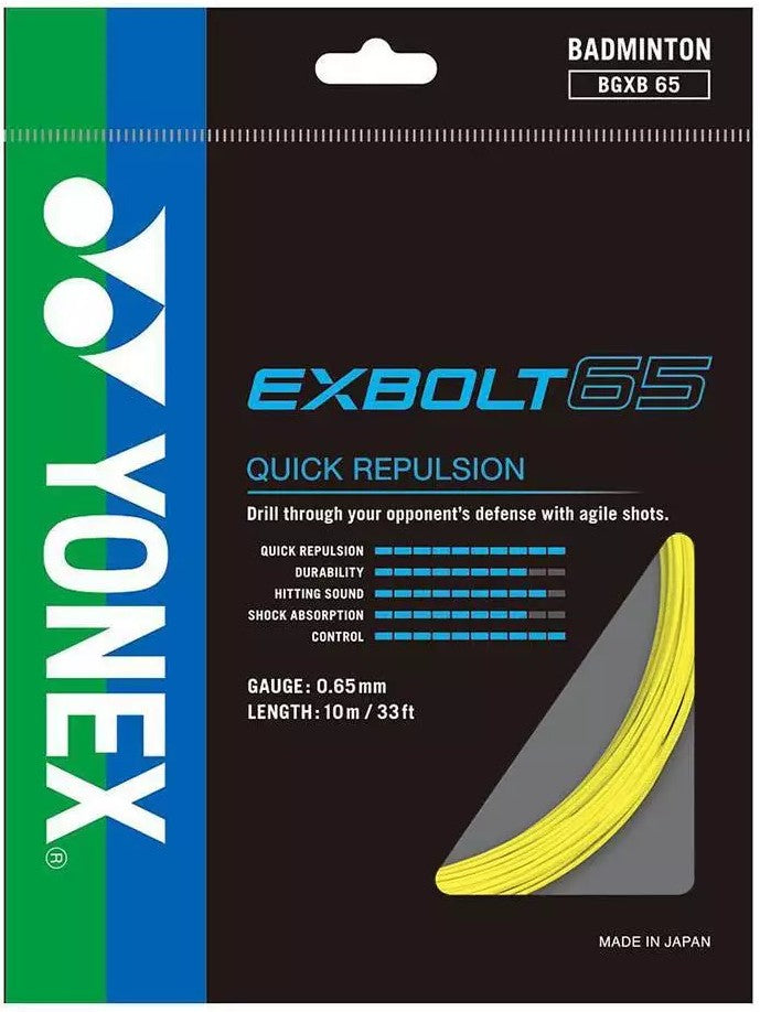 Yonex Exbolt 65 Badminton String 10m Set