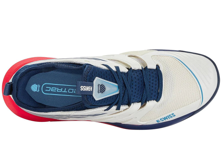K-SWISS Speed Trac Men's Tennis Shoes BLANC/OPAL/LOLLIPOP Men's Tennis Shoes K-Swiss