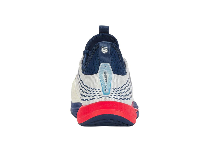 K-SWISS Speed Trac Men's Tennis Shoes BLANC/OPAL/LOLLIPOP Men's Tennis Shoes K-Swiss