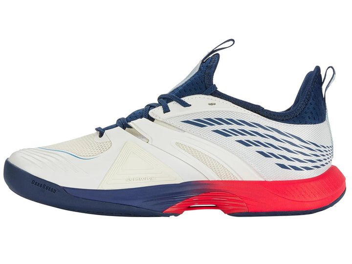 K-SWISS Speed Trac Men's Tennis Shoes BLANC/OPAL/LOLLIPOP Men's Tennis Shoes K-Swiss