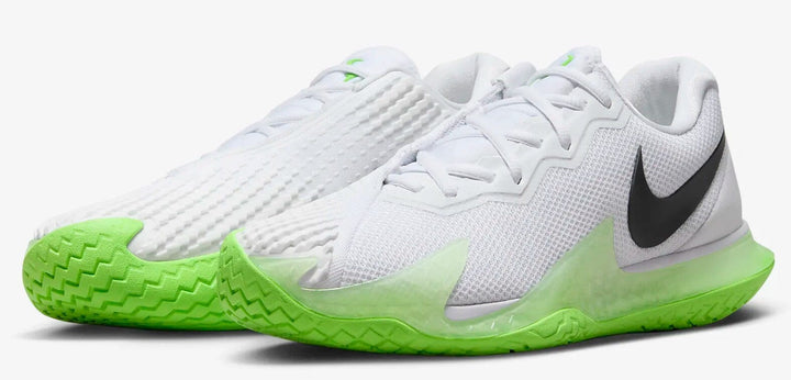 Nike Air Zoom Vapor Cage 4 RAFA Unisex Tennis Shoes White/Black-Action Green Men's Tennis Shoes Nike
