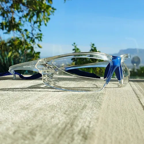 P360 Eyeguards Protective Eyewear Lens less Glasses Eyeguards P360 Blue
