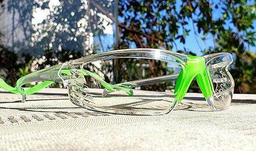 P360 Eyeguards Protective Eyewear Lens less Glasses Eyeguards P360 Green
