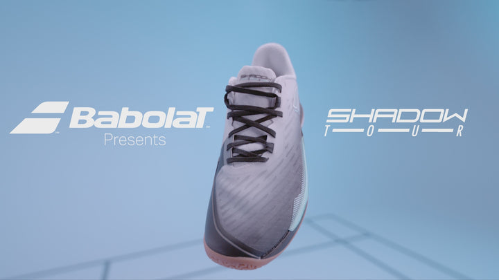 Chaussure de tennis Babolat Shadow Tour 5 Blanc-Cackatoo pour Femme