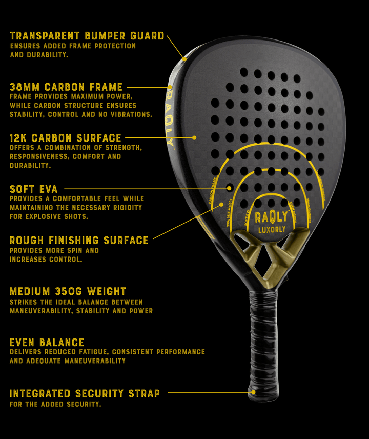 RAQLY Luxorly Padel Racquet Padel Racquets RAQLY