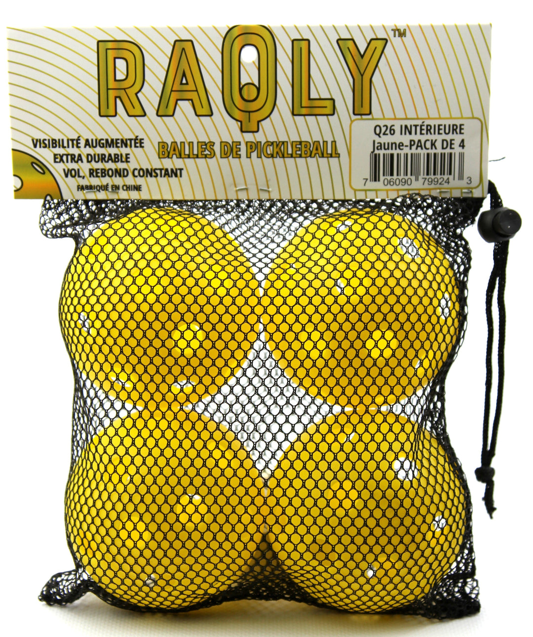 RAQLY Pickleball Q26 Indoor Ball Pickleball Balls RAQLY