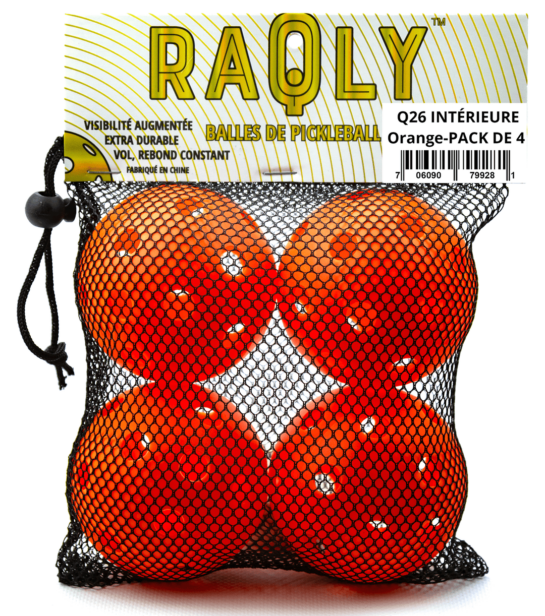 RAQLY Pickleball Q26 Indoor Ball Pickleball Balls RAQLY