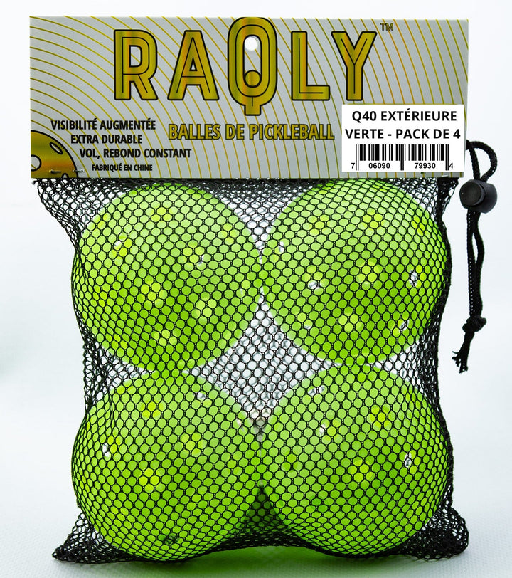 RAQLY Pickleball Q40 Outdoor Ball Pickleball Balls RAQLY