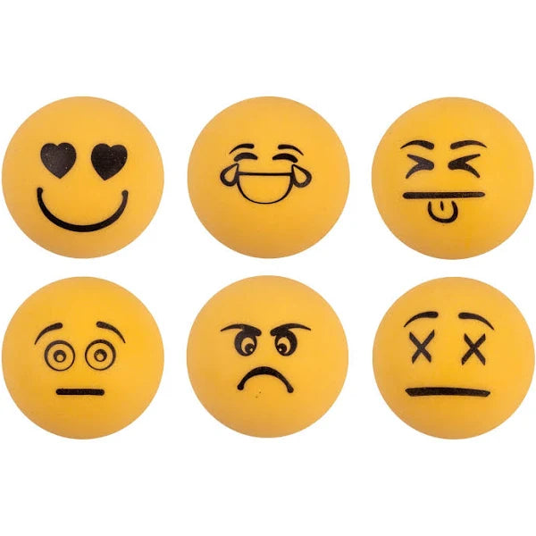 Stiga 1 Star Table Tennis Balls Emoji (pack of 6) Ping-pong balls Stiga