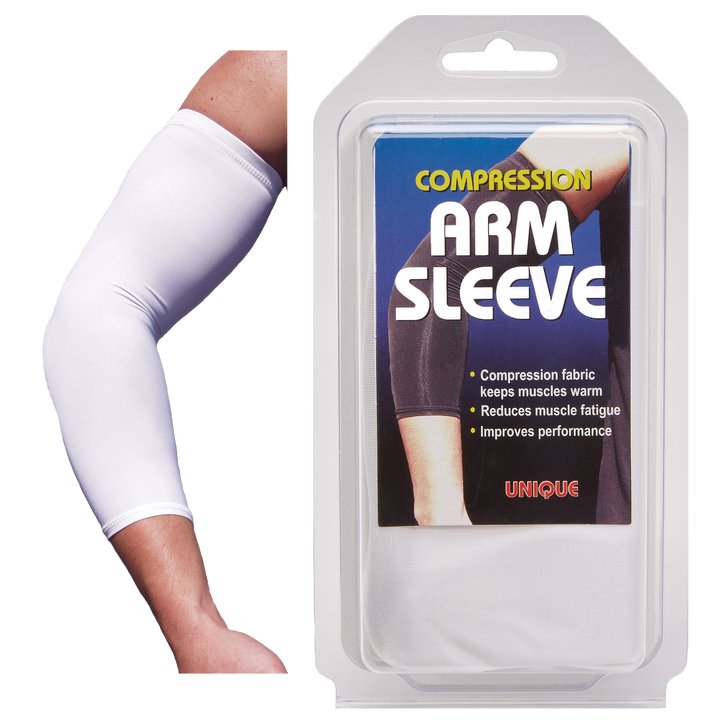 Unique Arm Sleeve Wristbands, Headbands Unique White L