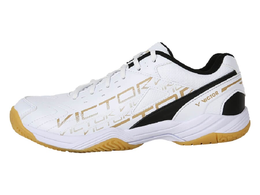 Victor A170 AC Court Shoes Bright White/Black Men's Court Shoes Victor