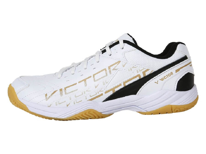 Victor A170 AC Court Shoes Bright White/Black Men's Court Shoes Victor