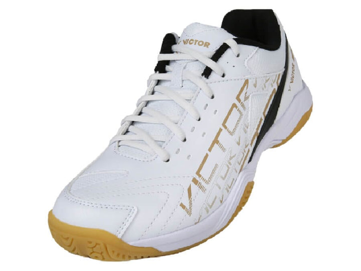 Victor A170 AC Court Shoes Bright White/Black Men's Court Shoes Victor