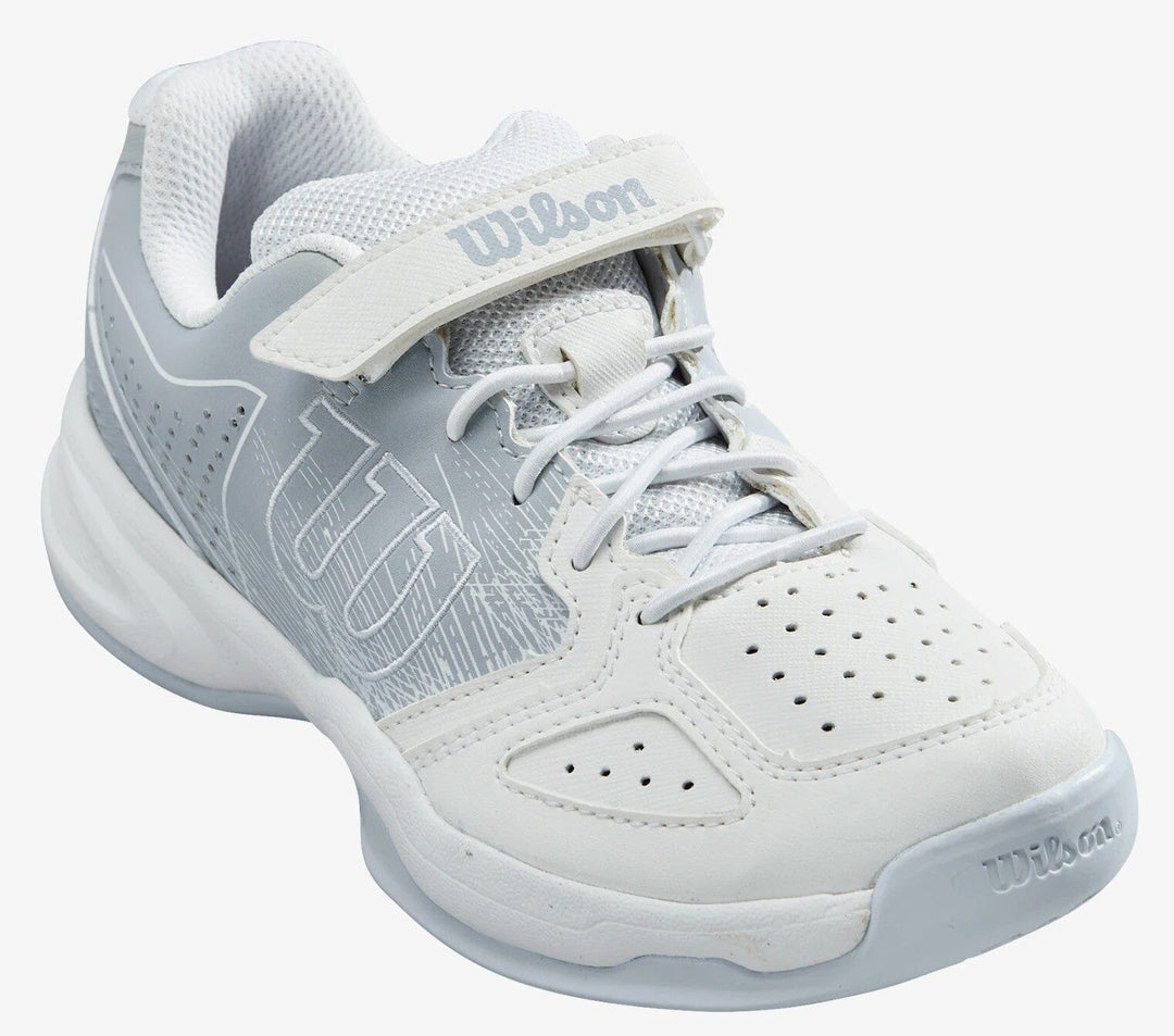 Wilson Kaos K 2.0 White/Pearlblue/Vividblue Kid Tennis Shoes Men's Tennis Shoes Wilson