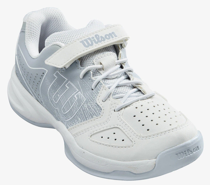 Wilson Kaos K 2.0 White/Pearlblue/Vividblue Kid Tennis Shoes Men's Tennis Shoes Wilson
