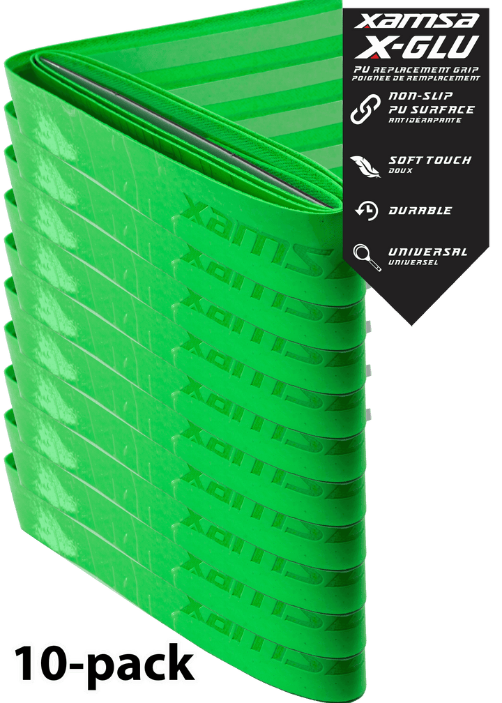 Xamsa X-GLU Replacement Grip Grips Xamsa Green 10-pack
