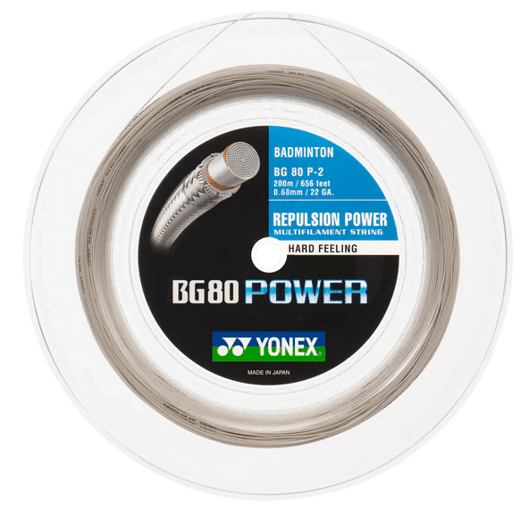 Yonex BG-80 Power Badminton String 200m Reel – Sports Virtuoso