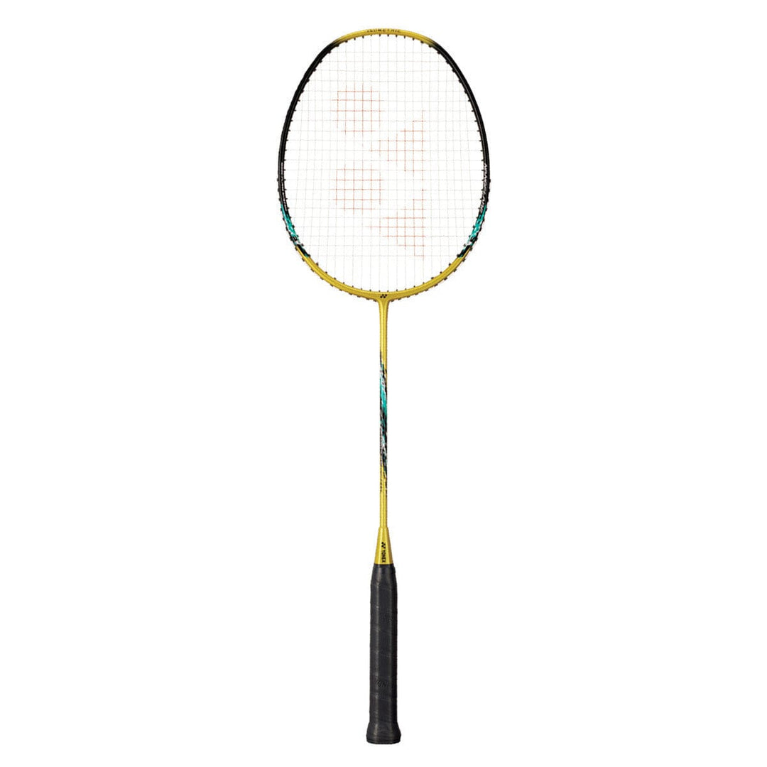 Yonex Nanoflare 001 5U Feel Badminton Racquet Strung Badminton Racquets Yonex G4 Gold/Black