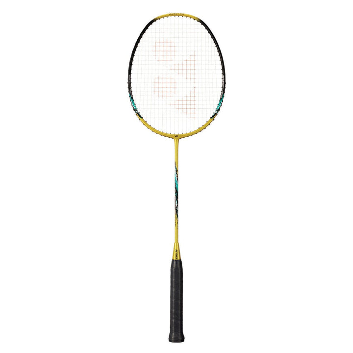 Yonex Nanoflare 001 5U Feel Badminton Racquet Strung Badminton Racquets Yonex G4 Gold/Black