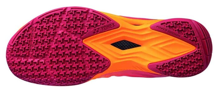 Yonex Power Cushion Aerus Z2 Unisex Court Shoes Orange Red Men's Court Shoes Yonex