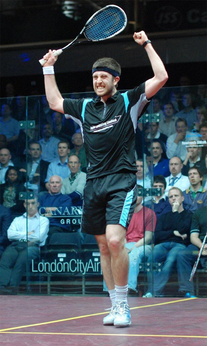 Ashaway UltraNick 18 Blue Squash String Set Squash Strings Ashaway