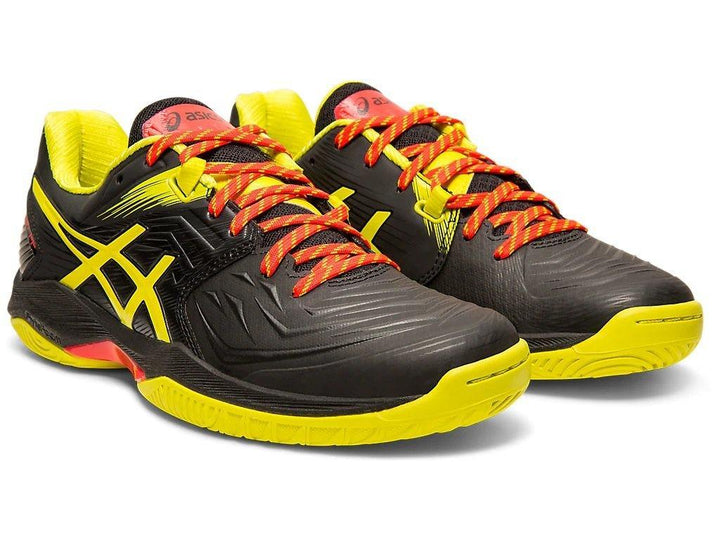Asics Blast FF Women's Court Shoe Black/Sour Yuzu 1071A001-001 Women's Court Shoes Asics