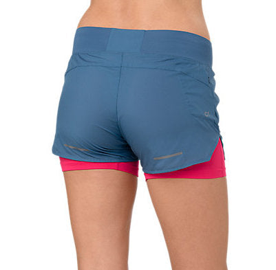 Asics Cool 2-in-1 3.5inch Women's Azure/Pixel Pink Shorts 154533-400 Skorts Asics