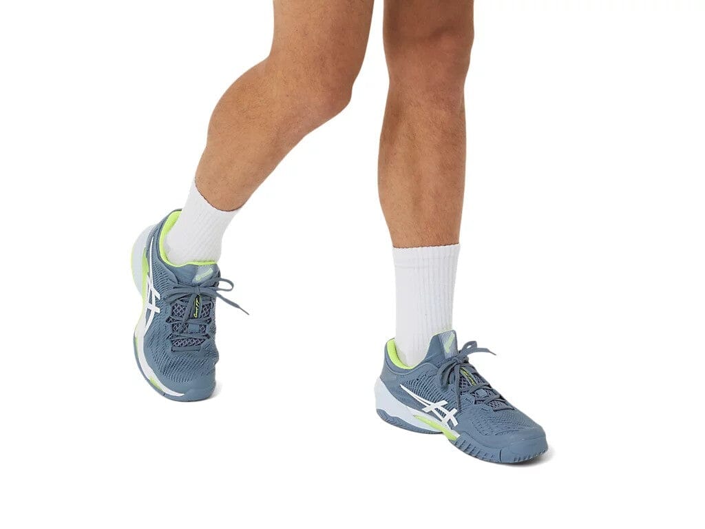 Asics Court FF 3 Men's Tennis Shoe Steel Blue/White 1041A370-400 Men's Tennis Shoes Asics