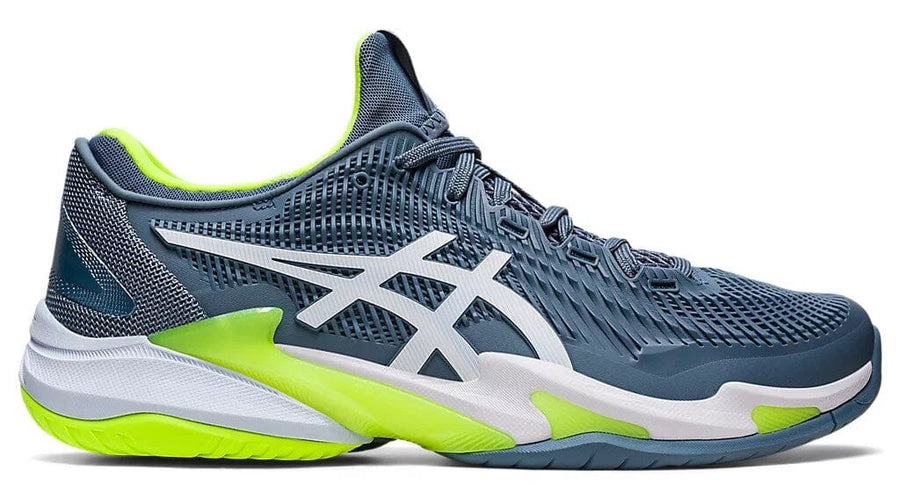 Asics Court FF 3 Men's Tennis Shoe Steel Blue/White 1041A370-400 Men's Tennis Shoes Asics