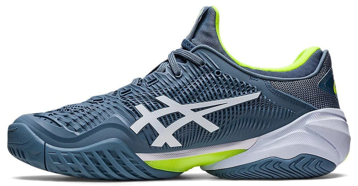 Asics Court FF 3 Men's Tennis Shoe Steel Blue/White 1041A370-400 Men's Tennis Shoes Asics