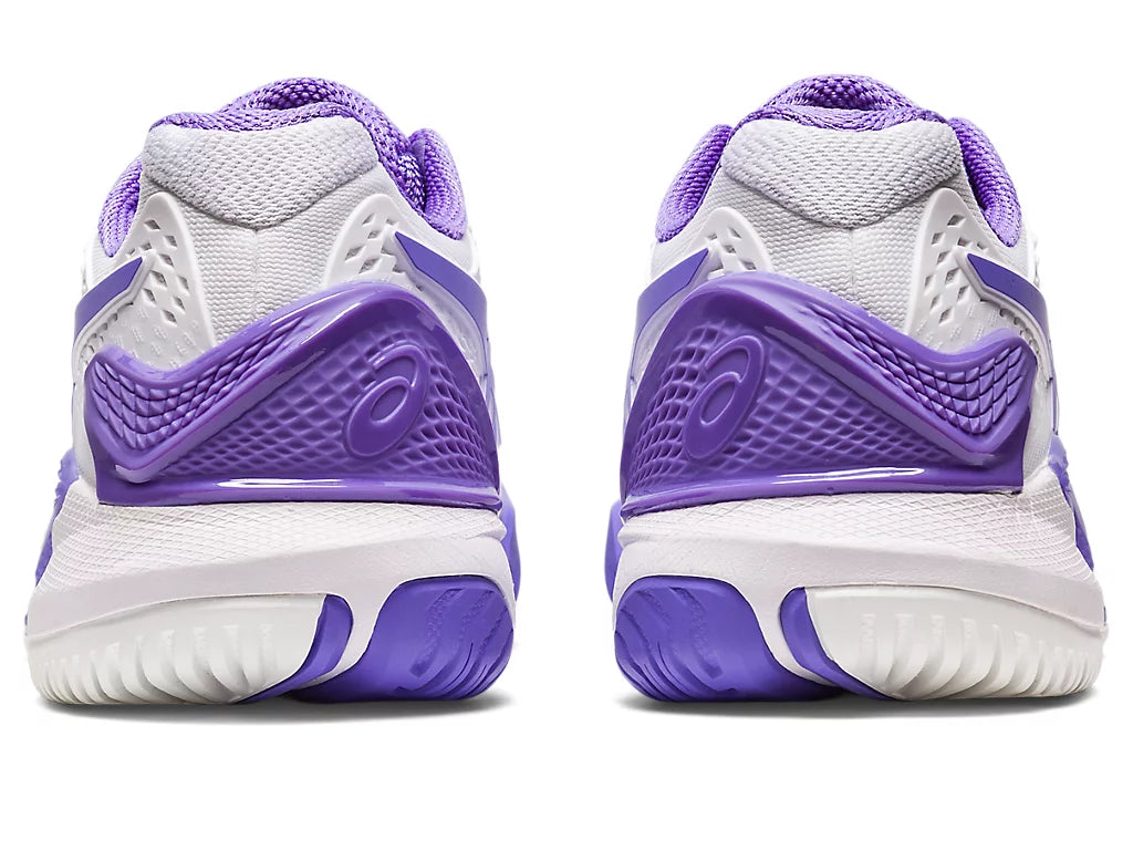 Asics Gel Resolution 9 Women's Tennis Shoes White/Amethyst 1042A208-101 Women's Tennis Shoes Asics
