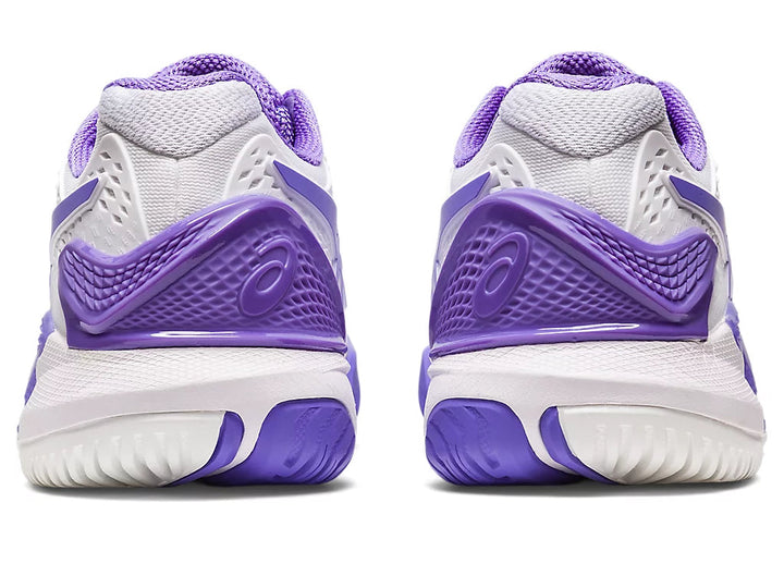 Asics Gel Resolution 9 Women's Tennis Shoes White/Amethyst 1042A208-101 Women's Tennis Shoes Asics
