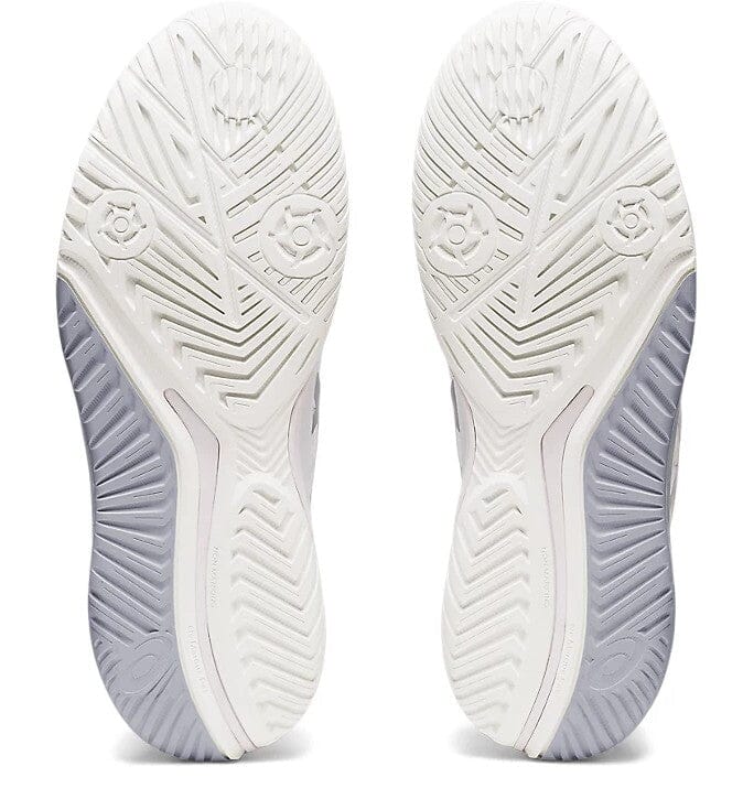 Asics Gel Resolution 9 Women's Tennis Shoes White/Pure Silver 1042A208-100 Women's Tennis Shoes Asics